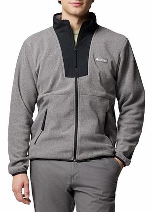 Толстовка чоловіча columbia sequoia grove™ full zip fleece сіра