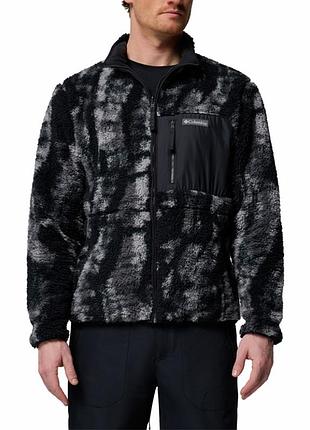 Толстовка чоловіча columbia winter pass™ reversible fleece чорна