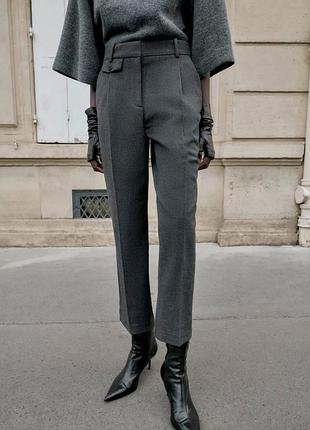 Стильные брюки zara тоненькая полоска