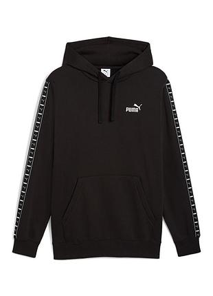 Толстовка чоловіча puma ess tape hoodie чорна 68467501