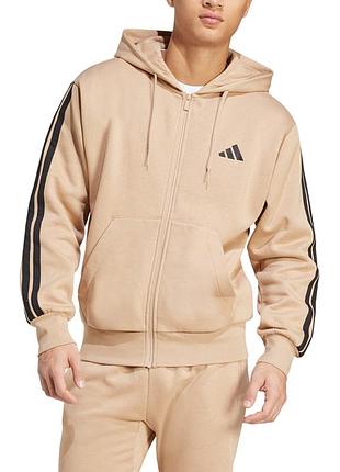Толстовка чоловіча adidas m 3s fl fz hd бежева