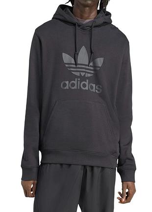 Толстовка чоловіча adidas trefoil hoody чорна