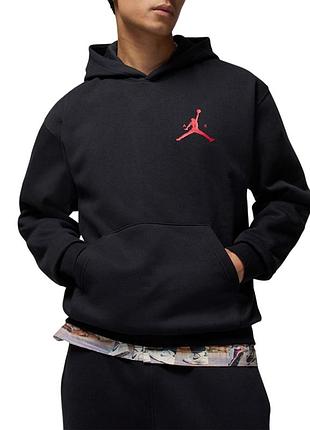 Толстовка чоловіча nike m j jumpman flc po чорна