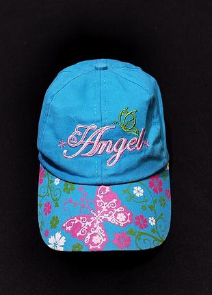 Яркая бейсболка кепка «angel» 104-116р 8401