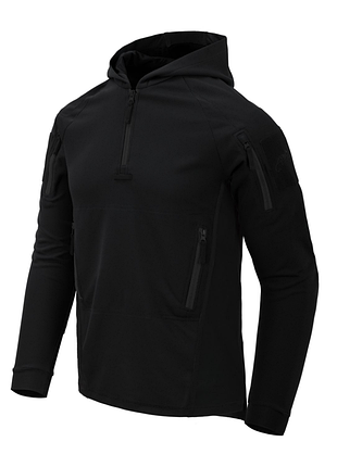 Кофта тактическая helikon-tex range hoodie - topcool, черный, размер m
