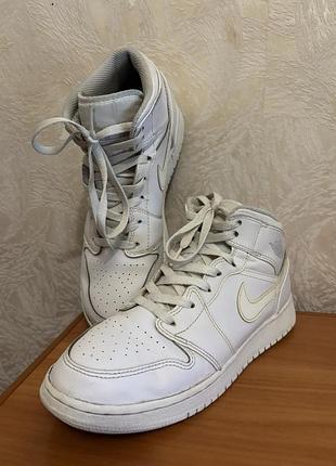 Оригінал жіночі чоловічі кросівки хайтопи найк еір форс nike air force білі женские мужские кроссовки ейр форс найк унисекс белые