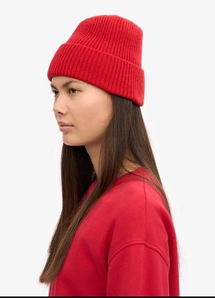 Мериносовая шапка colorful standard женская шапка из шерсти мериноса нова