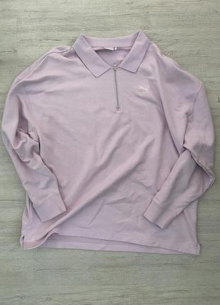 Нова теніска з рукавом puma бузкова
