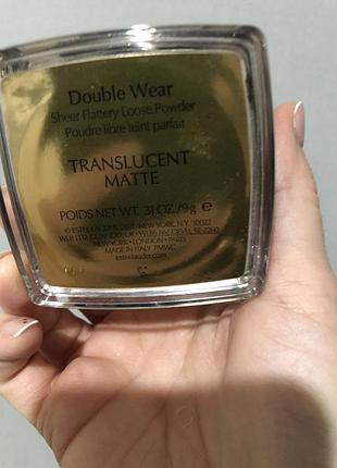 Пудра estée lauder translucent matte 2