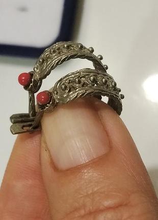 Сережки,вінтаж,смальта 5