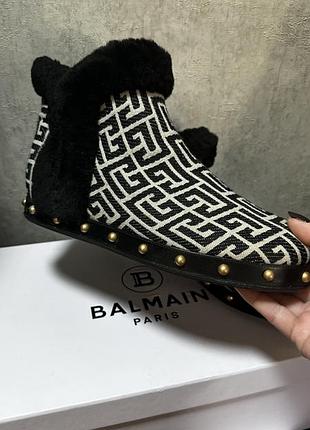 Balmain 🔥🔥ботинки на меху 3