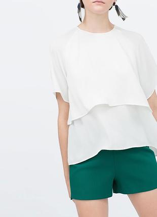 Жіноча блузка zara біла розмір s
