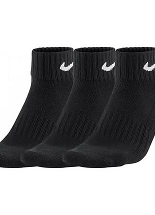 Шкарпетки nike value cotton quarter чорні