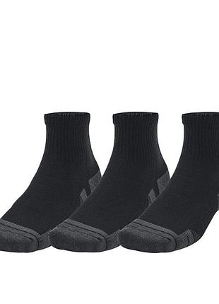 Шкарпетки  under armour ua performance tech 3pk qtr чорні