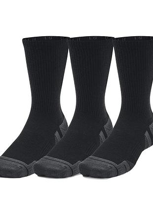Шкарпетки  under armour ua performance tech 3pk crew чорні