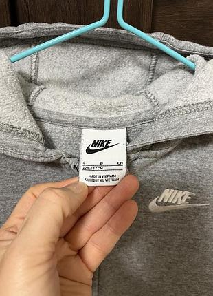 Кофта для хлопчика nike, флісова, сіра 2