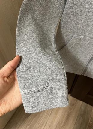 Кофта для хлопчика nike, флісова, сіра 3