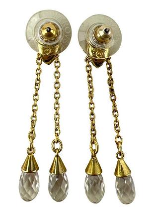 Сережки swarovski «dew drop».
