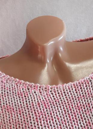 Стильна рожева кофта 68% котон/джемпер/хлопковая кофта свитер4 фото