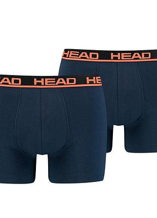 Боксери чоловічі head basic boxer 2p темно-сині 701202741010
