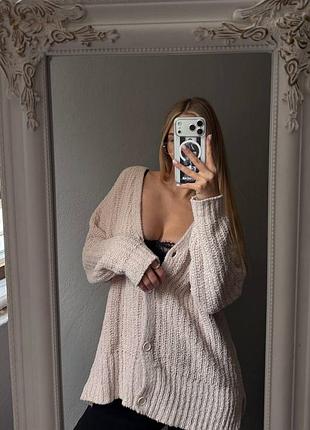 Супер мягкий удлиненный кардиган