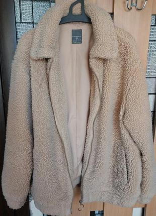 Тёплая флисовая куртка тедди primark 3