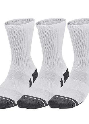 Шкарпетки  under armour ua performance cotton 3p mid білі