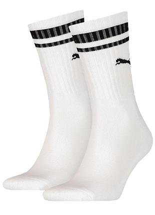 Шкарпетки puma crew heritage stripe 2p unisex білі 90794402