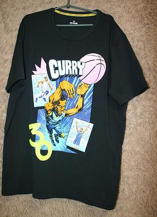 Баскетбольная футболка under armour curry brand comic book оригинал, размер xxl, большой размер