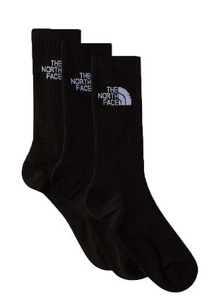 Шкарпетки the north face multi sport cush crew sock 3p чорні nf0a882hjk31