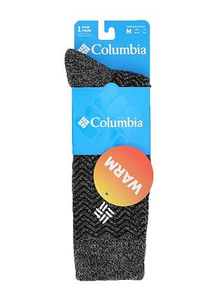 Шкарпетки columbia medium weight pattern thermal сірі rcs698_1-bk1