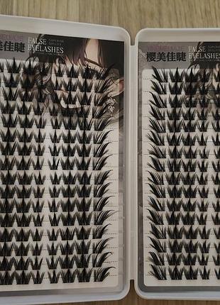 Ресницы с эффектом аниме накладные ресницы набор для самостоятельного наращивания ресниц дома