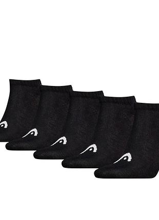 Шкарпетки унісекс head elements all sports sneaker 5p ecom чорні 701232768001