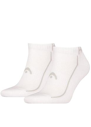 Шкарпетки унісекс head all sports performance sneaker 2p білі 701229023002