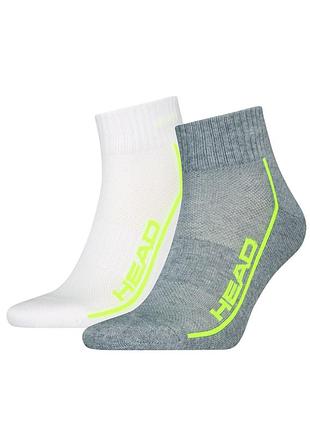 Шкарпетки унісекс head all sports performance quarter 2p мультиколір 701229022004