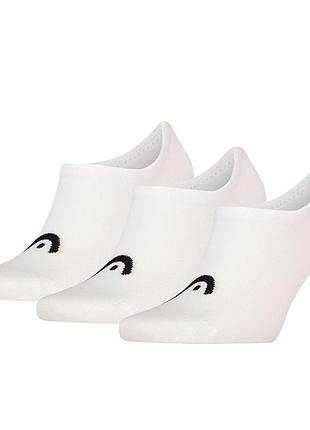Шкарпетки head all sports training footie 3 білі 701229019002
