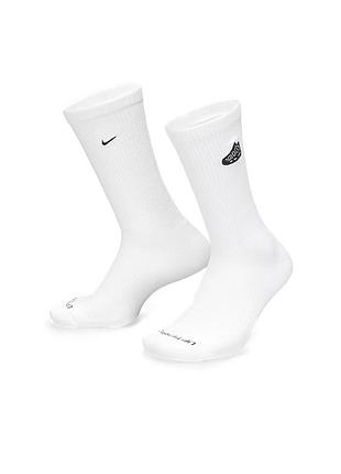 Шкарпетки  nike u nk ed crw 1p-144 uptmpo ptch білі