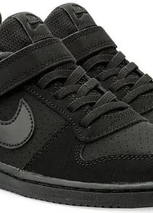 Кросівки для дітей nike court borough low ps чорні