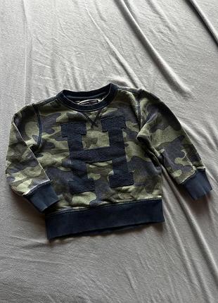 Кофта для хлопчика tommy hilfiger камуфляжна