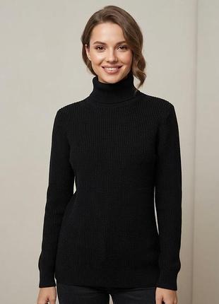 Стильний чорний гольф h&m (розмір 42 / xs)