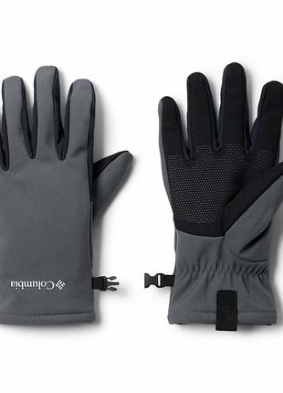 Рукавиці чоловічі columbia m ascender™ iii softshell glove темно-сірі