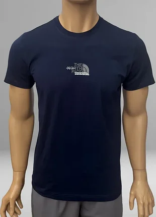 Мужская футболка the north face синяя, ts0080