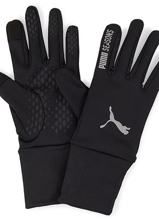 Перчатки puma seasons gloves черные 04202201