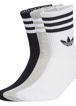 Шкарпетки adidas 3s crew s 3p мультиколір