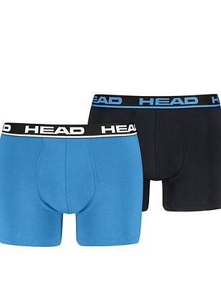 Боксери чоловічі head basic boxer 2p сині 701202741028