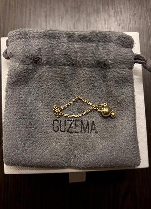 Каблучка-трансформер guzema classic collection, золото