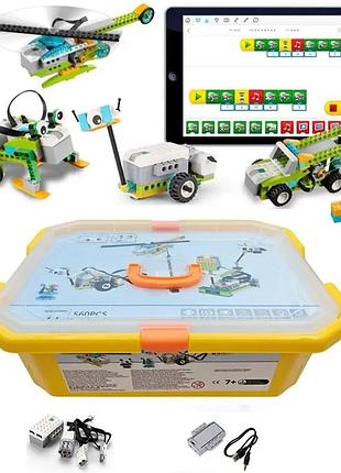 Конструктор робототехника wedo2.0 education мотор процессор датчик движения наклона 560 дет разноцветный