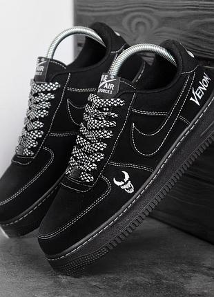 Кроссовки nike air force 1 low venom black