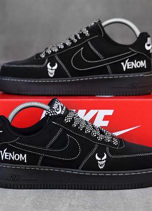 Кроссовки nike air force 1 low venom black 3