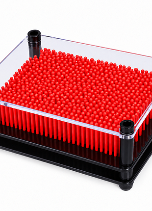 Объемная панель-антистресс с подвижными элементами "3d пин арт" mk 5967(red) красный